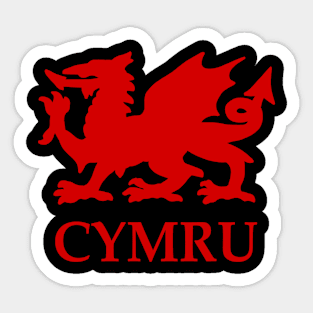 Welsh Dragon Cymru Sticker